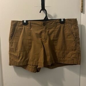 Old Navy Khaki/Brown Shorts. Size 14.